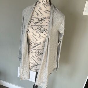 Gray Open Front Cardigan Ivivva size 14